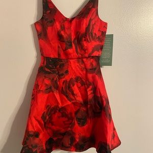 Red Rose Formal Dress